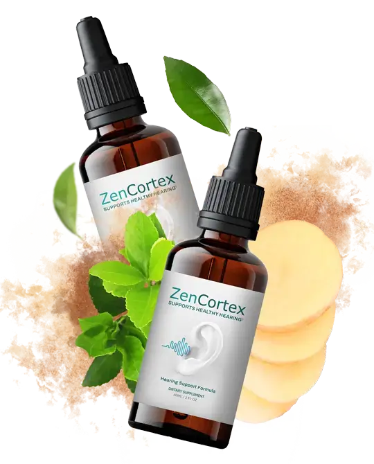 ZenCortex hearing support liquid drops with natural ingredients